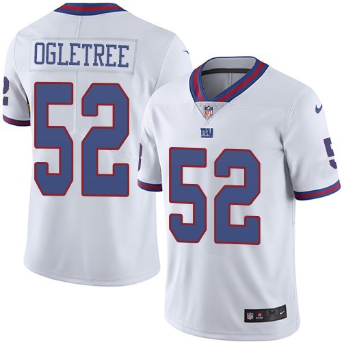Nike Men & Women & Youth Giants 52 Alec Ogletree White Color Rush Limited Jersey,We sell and wholesale Nike Men & Women & Youth Giants 52 Alec Ogletree White Color Rush Limited Jersey on line form chian!